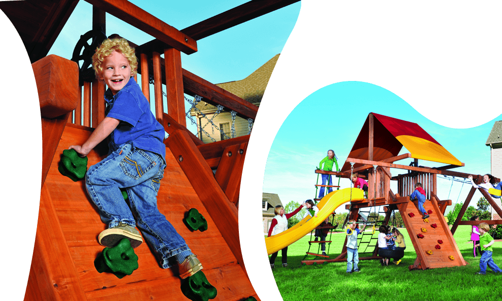 Kids Playgrounds Made With Cedar Construction In Gilbert, AZ