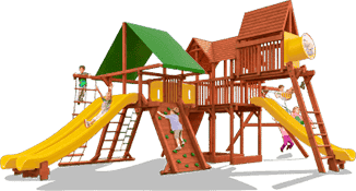 Megaset Wooden Swing Sets And Playgrounds For Sale In Phoenix