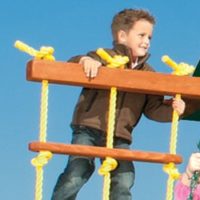 Rope Rung Ladder