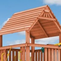 Shown Wood Roof