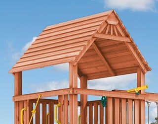 Shown Wood Roof