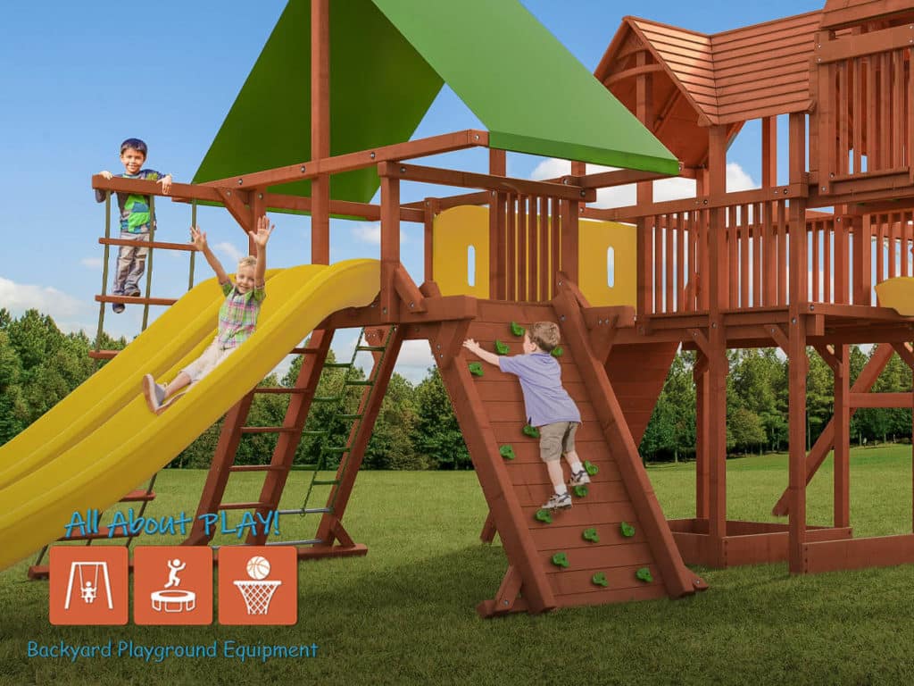 Advantages of Cedar Outdoor Playsets in Your Arizona Backyard