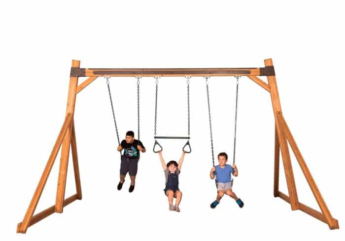 Free-Standing Swing Beam with Belt Swings and Trapeze - Image 2