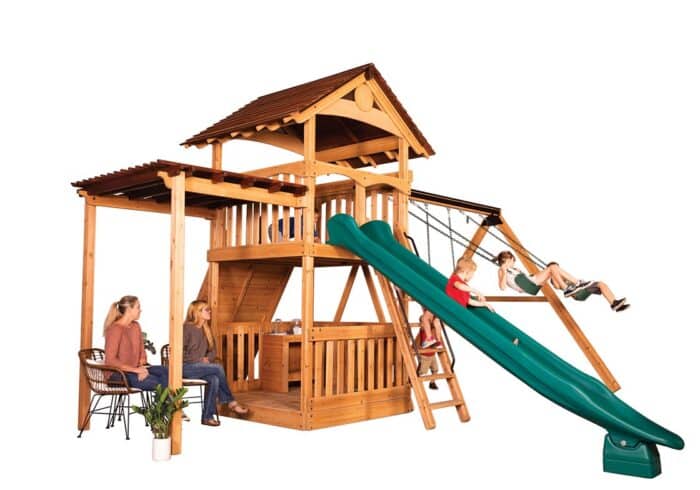 Olympian Treehouse XL 2 Swing Set - Image 2