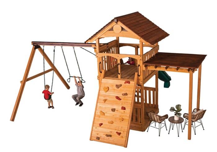 Olympian Treehouse XL 2 Swing Set - Image 4