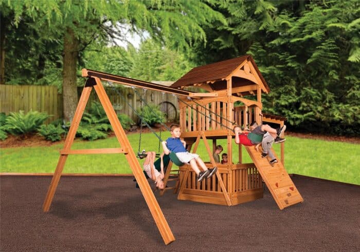 Olympian Treehouse XL 2 Swing Set - Image 5