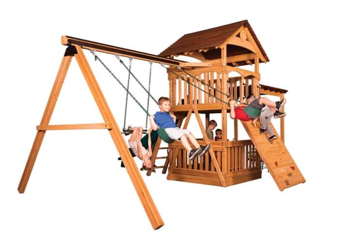 Olympian Treehouse XL 2 Swing Set - Image 6