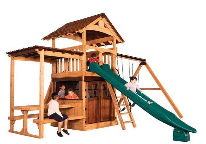Olympian Treehouse XL 3 Swing Set - Image 2