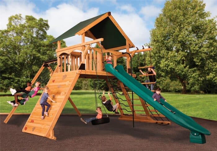 Titan Peak Jumbo 1 w/ Tarp Roof Green Playset