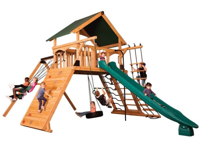 Titan Peak Jumbo 1 w/ Tarp Roof Green Playset - Image 2