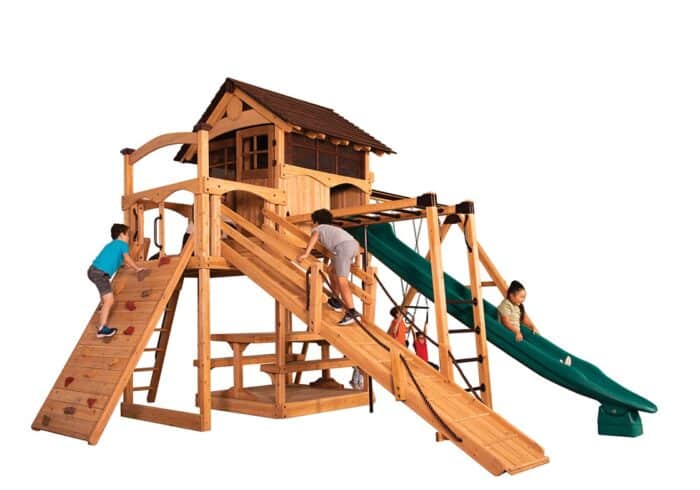 Titan Treehouse XL 3 Swing Set - Image 2