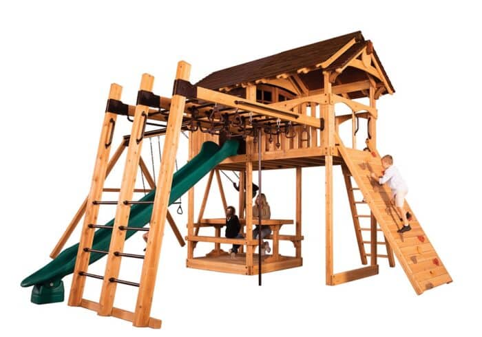 Titan Treehouse XL 5 Swing Set - Image 2