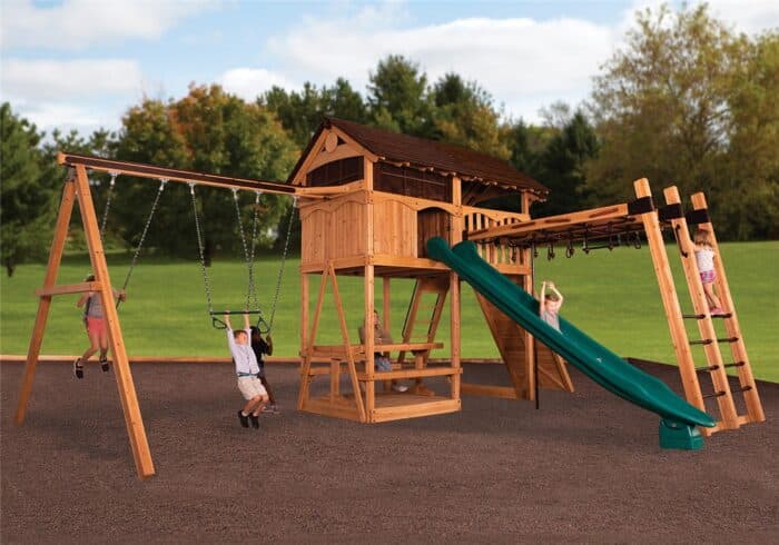 Titan Treehouse XL 5 Swing Set - Image 3
