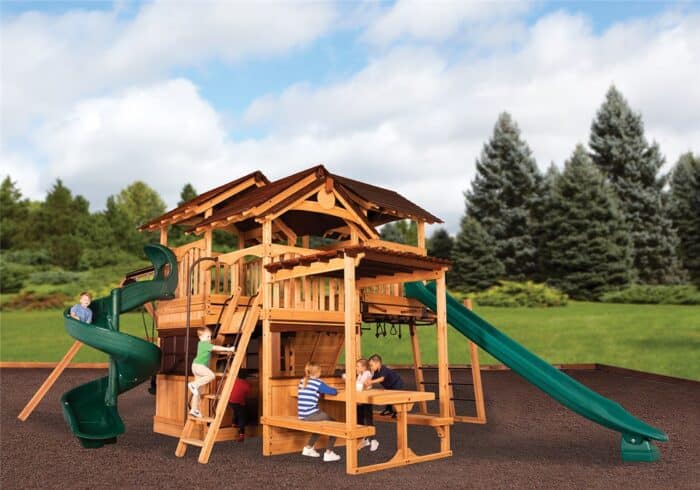 Titan Treehouse XL 6 Swing Set - Image 3