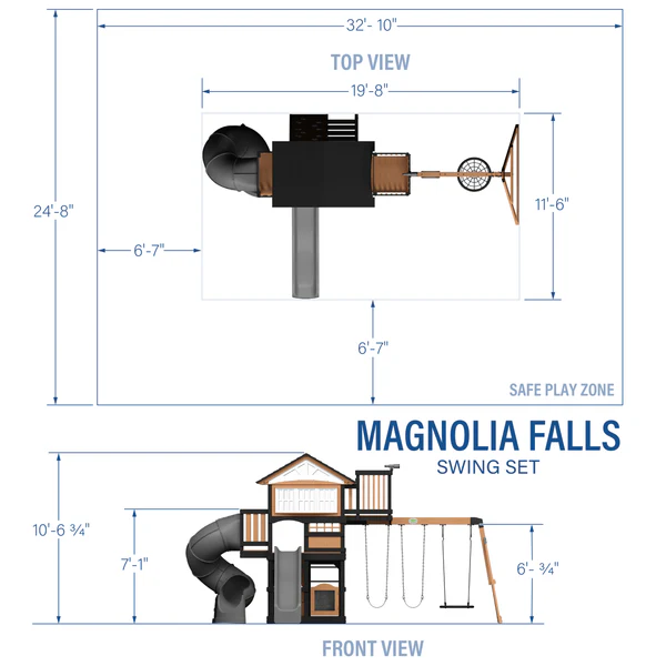 Magnolia Falls Swing Set - Image 2