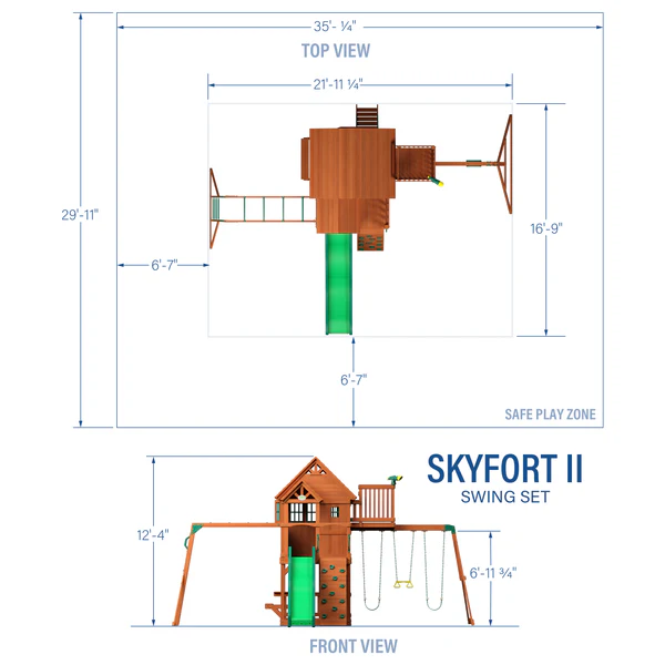Skyfort ll Swing Set - Image 2