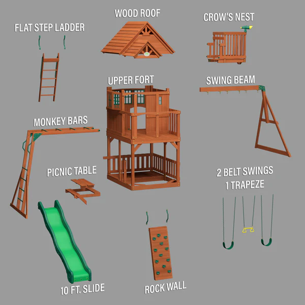Skyfort ll Swing Set - Image 11