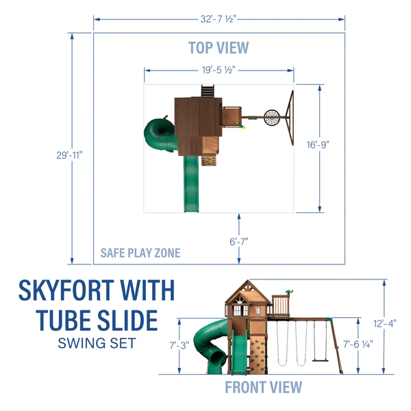 Skyfort ll with Spiral Tube Slide - Image 2