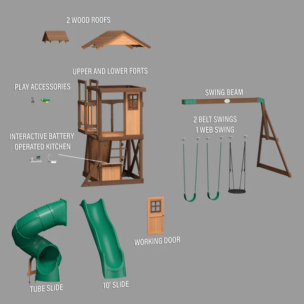 Tacoma Falls Swing Set - Image 14