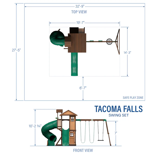 Tacoma Falls Swing Set - Image 2