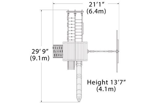 Titan Treehouse XL 2 Swing Set - Image 5